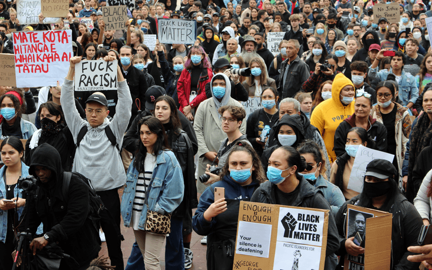 In pictures: The Black Lives Matter solidarity march, Auckland | The ...
