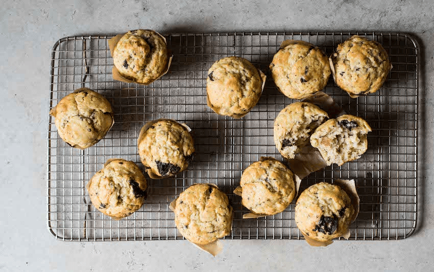 Banana, chocolate and star anise muffins (Photo: Emma Boyd)