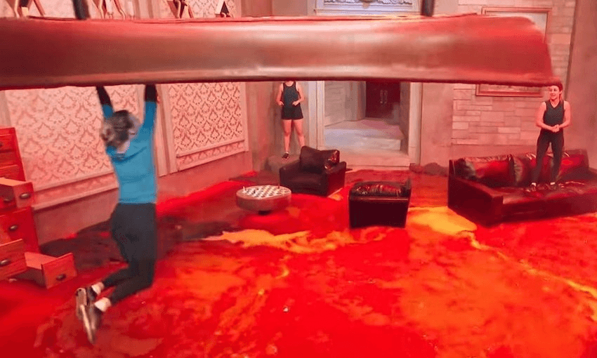 The floor is lava in… Netflix’s The Floor is Lava. Sometimes it’s just that simple. (Photo: Netflix) 
