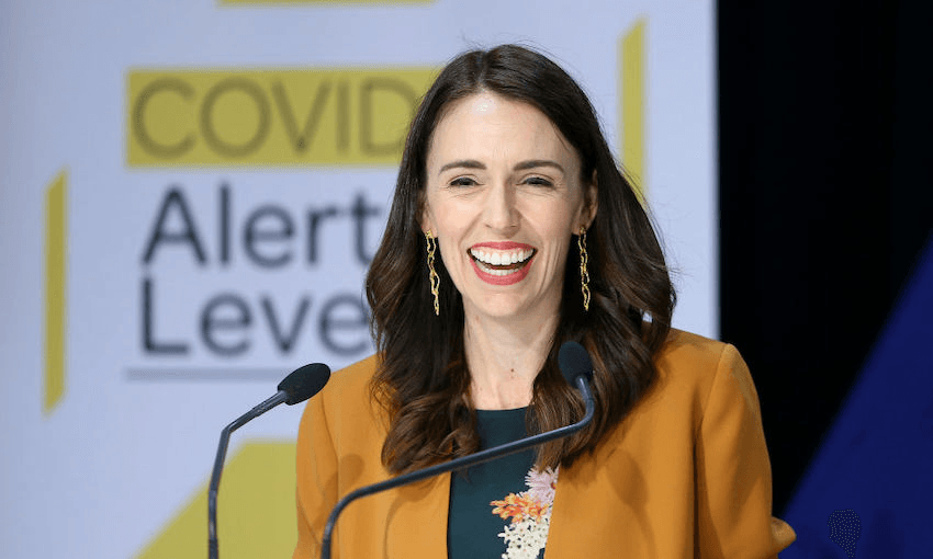 Prime Minister Jacinda Ardern speaks to media during a post cabinet press conference at Parliament on June 08, 2020 in Wellington. (Photo: Hagen Hopkins/Getty Images) 
