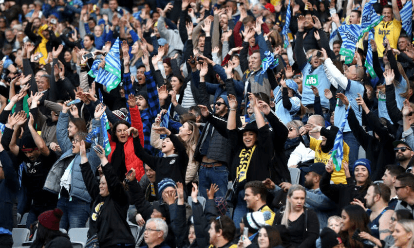 Eden Park’s sold out crowd on June 14 (Photo by Hannah Peters/Getty Images)