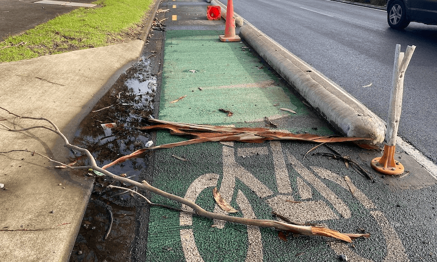 An underused Māngere cycle way (Photo: Justin Latif)