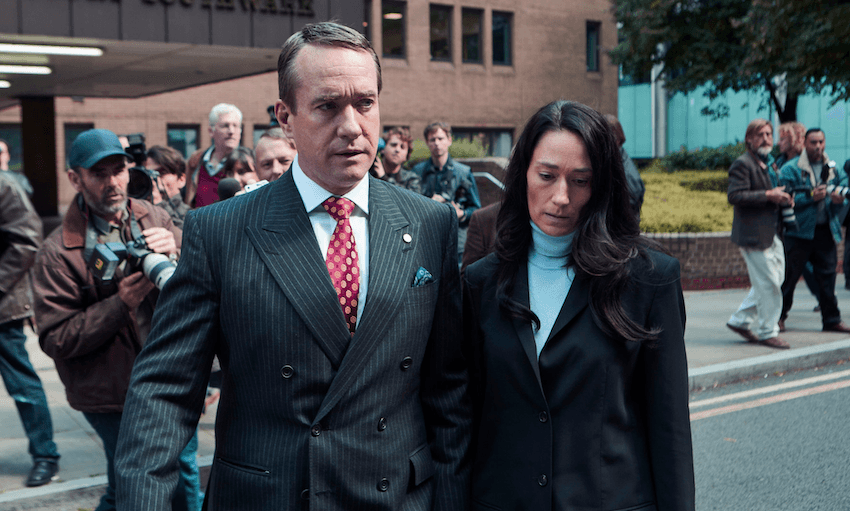 Matthew Macfadyen (Charles) and Sian Clifford (Diana), in Quiz 
