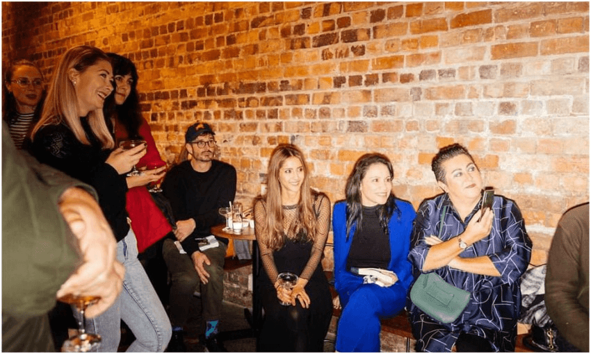 The launch of Golriz Ghahraman’s memoir last week at Auckland’s Eighthirty Coffee. (Photo: Beka Hope)