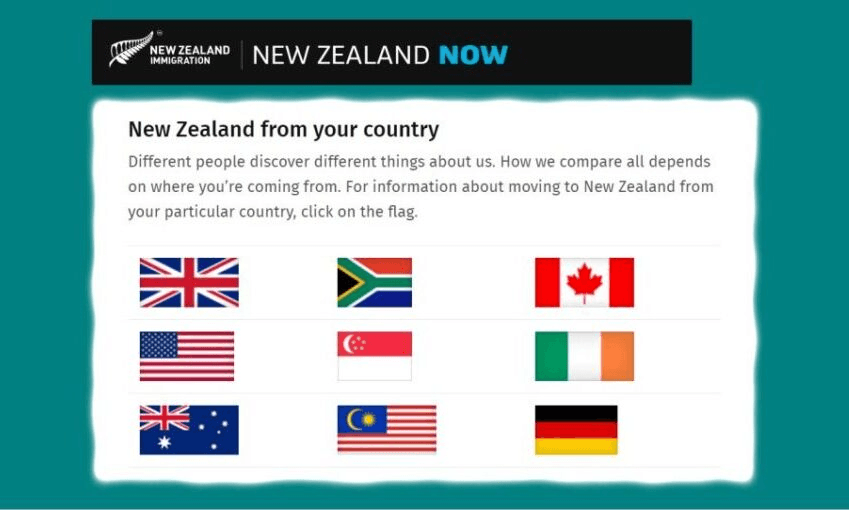 Immigration NZ’s New Zealand Now site. 
