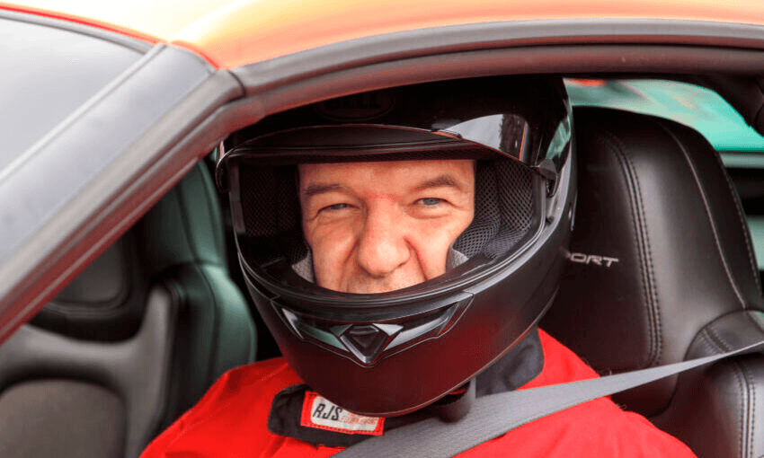 Dave King on the track. Photo courtesy of Rose Kerin Photography 
