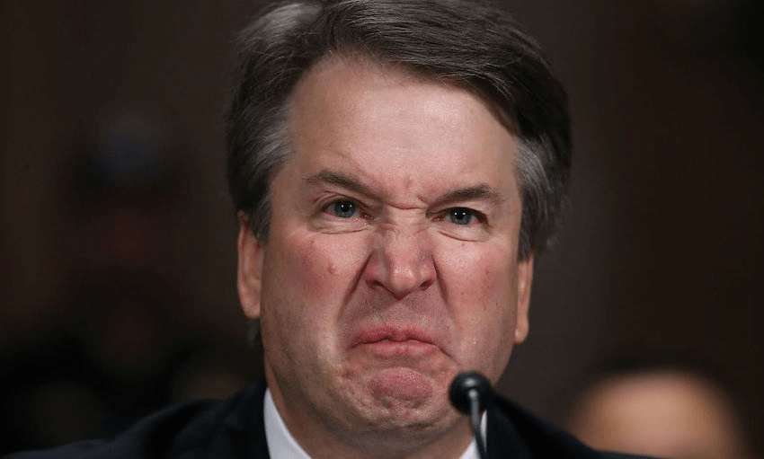 Judge Brett Kavanaugh testifies in front of the US Senate Judiciary Committee during his Supreme Court confirmation hearing, September 27, 2018. Kavanaugh was responding to claims by Christine Blasey Ford that he sexually assaulted her during in 1982. (Photo by Win McNamee/Getty Images) 
