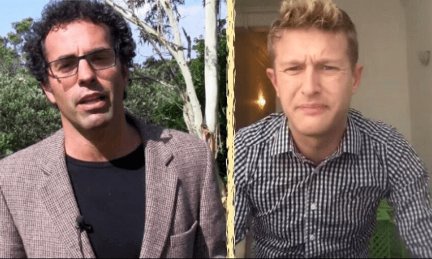 Geoff Simmons (left) and Joshua Love