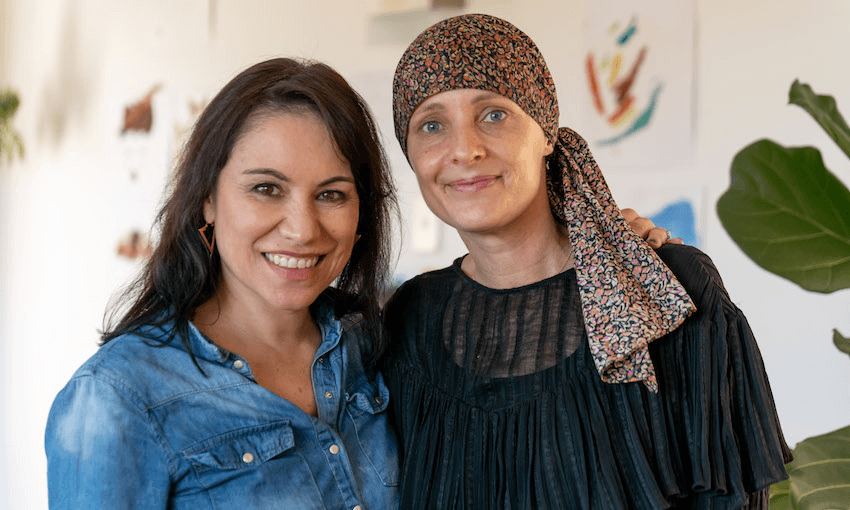 Stacey Morrison and Chloe Irvine (image: Andy Day/Swish Studios).  
