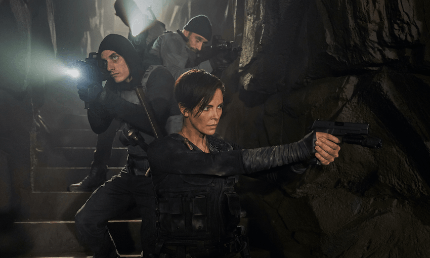 Matthias Schoenaerts, Charlize Theron , and Luca Marinelli stars as immortals in Netflix’s The Old Guard. (Photo: Netflix)