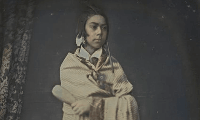 This 1846 daguerreotype of Hemi Pomara is likely the oldest surviving photographic image of a Māori person (National Library of Australia) 
