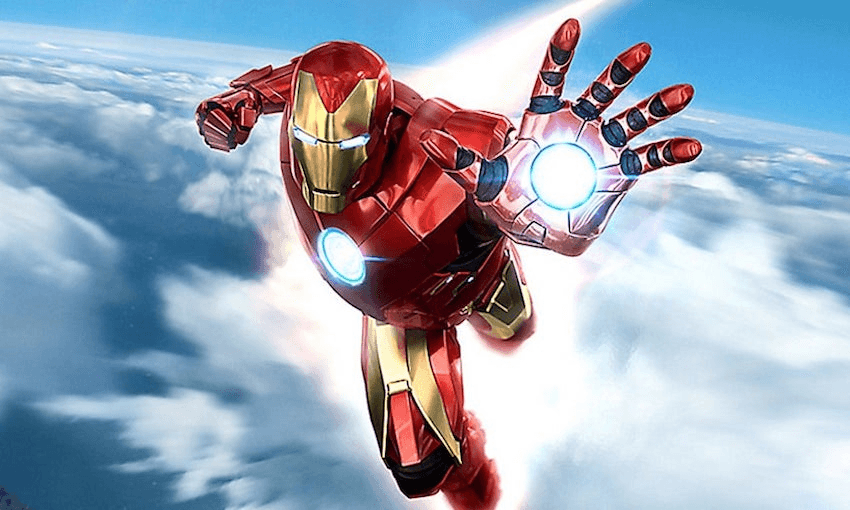 See this man of iron? This could be you, in Iron Man VR. 
