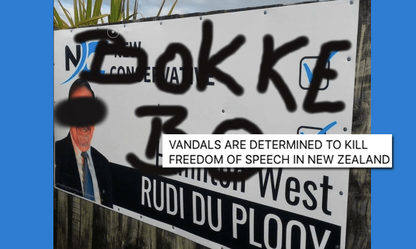 The offending image posted by Rudi du Plooy 
