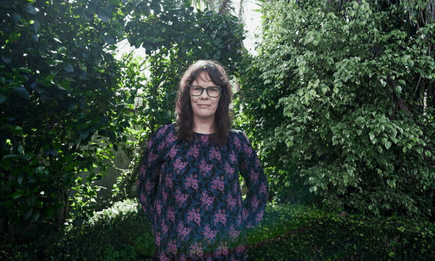 Pip Hall at her Auckland home. Photograph: Edith Amituanai 
