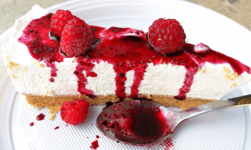 raspberry cheesecake 
