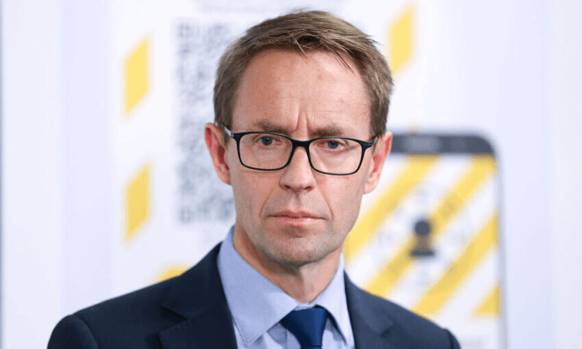 Ashley Bloomfield finishes as director general of health at the end of July. (Photo by Hagen Hopkins/Getty Images)