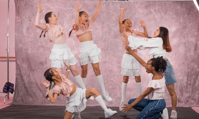 Crush, one of the groups formed on TVNZ on Demand’s new show, K-Pop Academy, featuring Rina Chae. 
