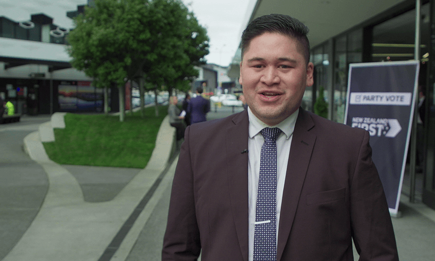 Young NZ First chairman Jay McLaren-Harris (Photo: Eddy Fifield) 
