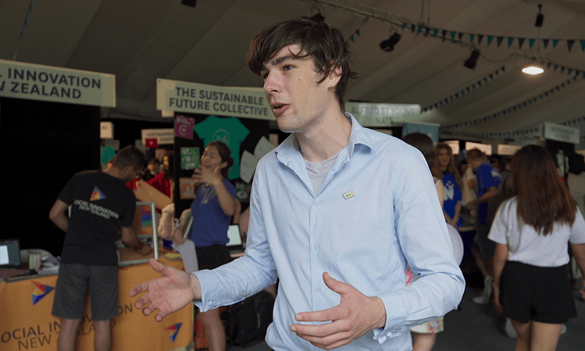 Young Act president Felix Poole (Photo: Eddy Fifield) 
