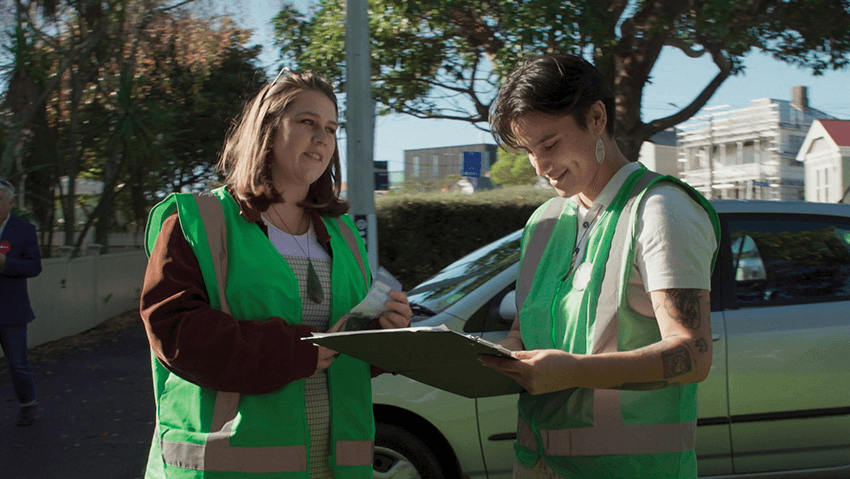 Danielle Marks and Matariki Roche, Young Greens
