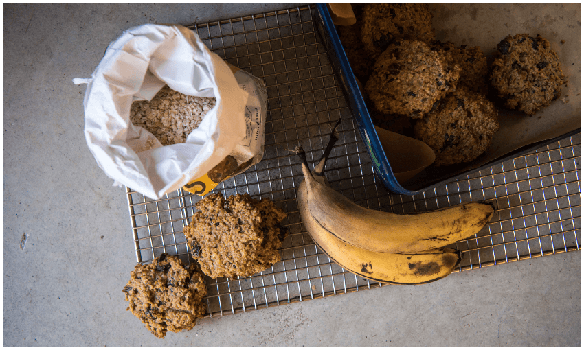 Banana, oat and chocolate biscuits (Photo: Emma Boyd) 
