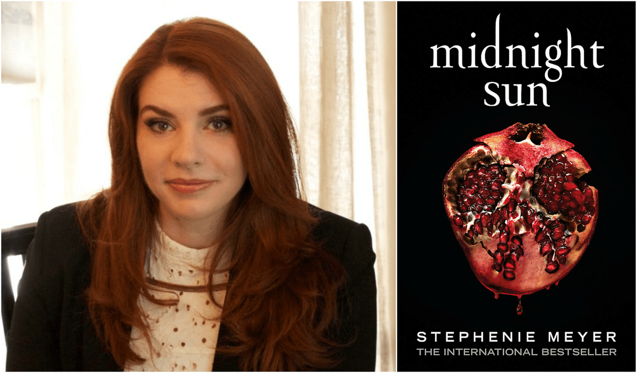 Twilight author Stephenie Meyer and the book she took 12 years to write (Photo: Jake Abel) 
