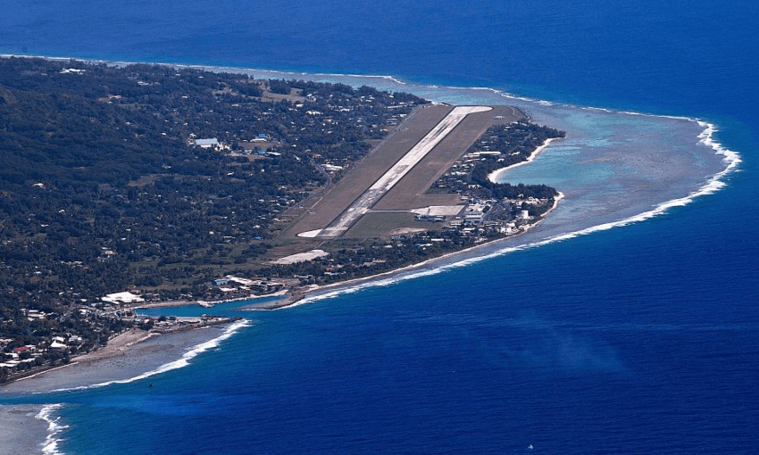 The runway at the northern end of Rarotonga (Getty Images)  
