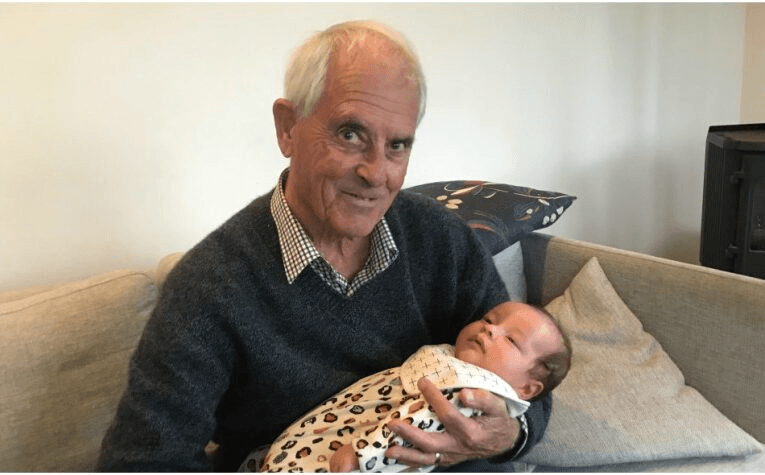 Graeme with Sebastian (Photo: Supplied) 
