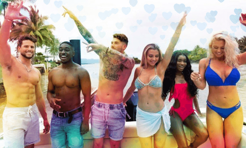 Even in the age of Covid-19, Love (Island (USA)) finds a way. (Image: Tina Tiller) 
