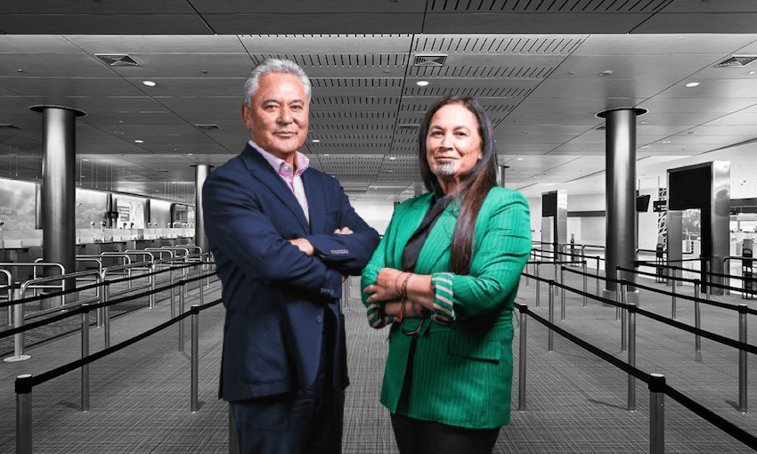 Māori Party co-leaders John Tamihere and Debbie Ngarewa-Packer. (Image: The Spinoff) 
