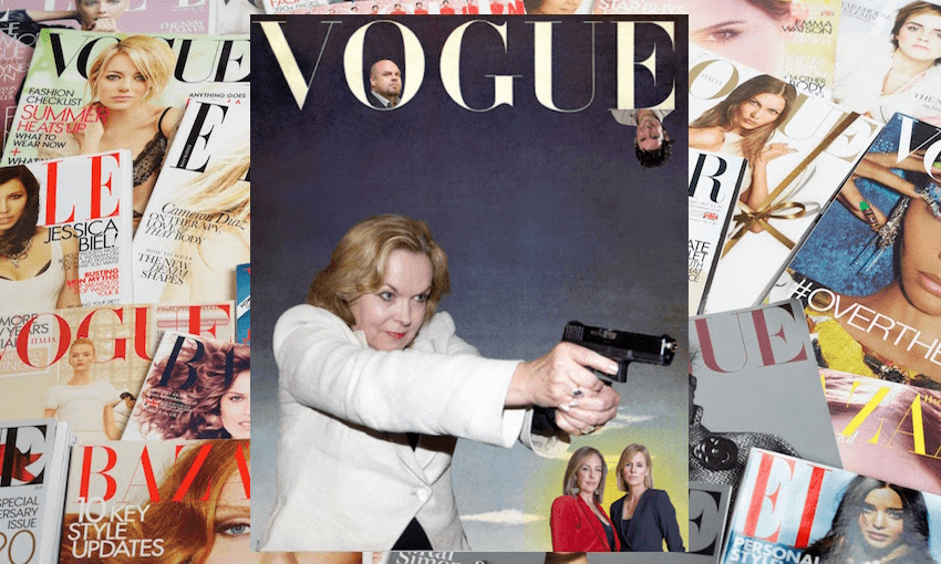 Leaked cover of the November issue of Vogue. 
