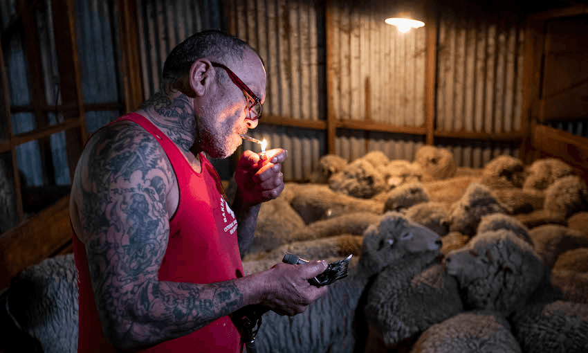 Ranfurly sheep shearer John has lost a son and a son-in-law to suicide photographed by Alden Williams for Stuff, who won New Zealand Geographic photographer of the year. 
