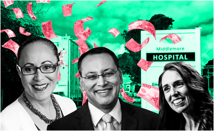 Associate health minister Jenny Salesa, National Party health spokesperson Dr Shane Reti and Jacinda Ardern are all promising to address the health inequities faced by many in South Auckland (Image: Tina Tiller) 
