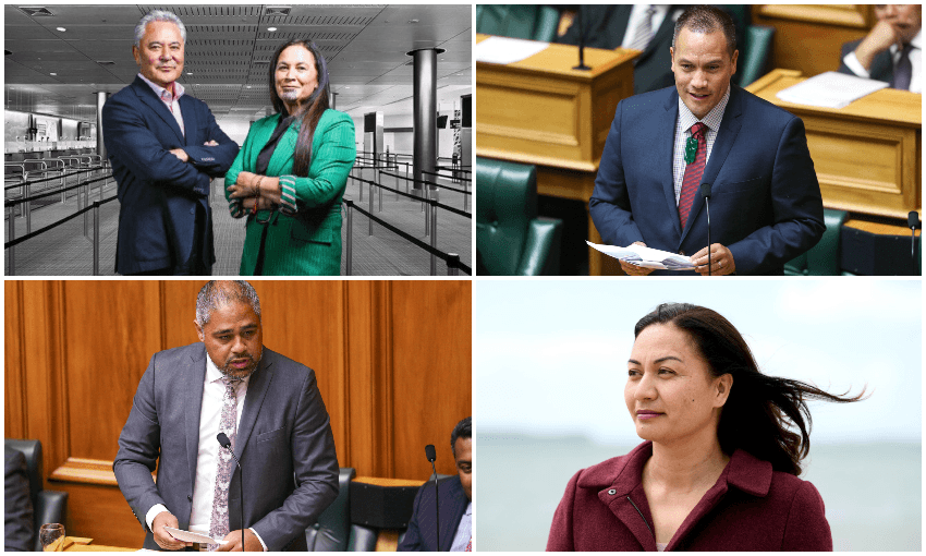 Clockwise from left: Debbie Ngarewa-Packer, Tāmati Coffey, Marama Davidson and Peeni Henare (Photos: Supplied, Getty Images) 
