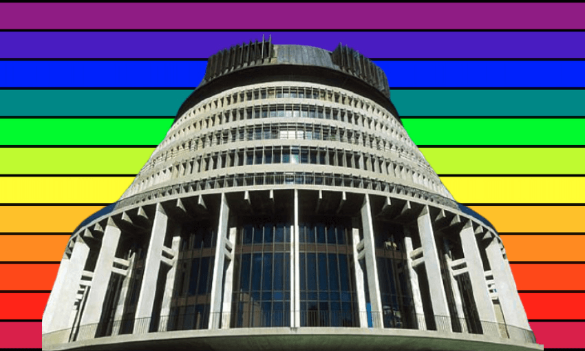 parliament lgbtq pride flag