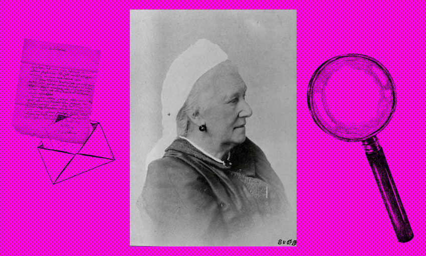 Mary Ann Muller (Photo: Ref: 1/2-021456-F. Alexander Turnbull Library, Wellington, New Zealand. /records/22708444; design by Tina Tiller)