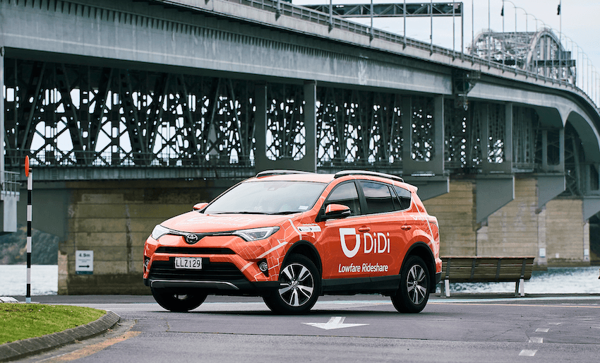 New company DiDi says it will improve the Auckland rideshare industry. (Photo: Lucy Fox) 

