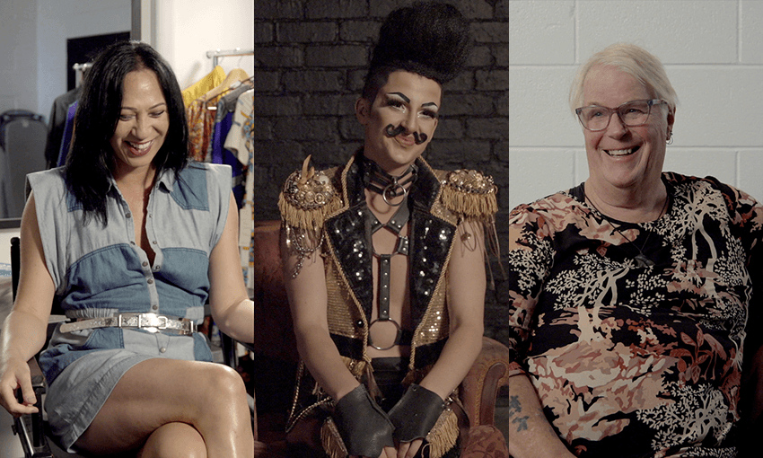 Ramon Te Wake, George Fowler and Lexie Matheson (Photo: On the Rag) 
