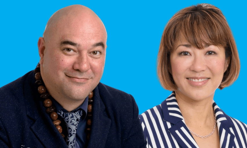 Elliot Ikilei and Victoria O’Brien, from a New Conservative leadership announcement post made a week ago (Supplied) 
