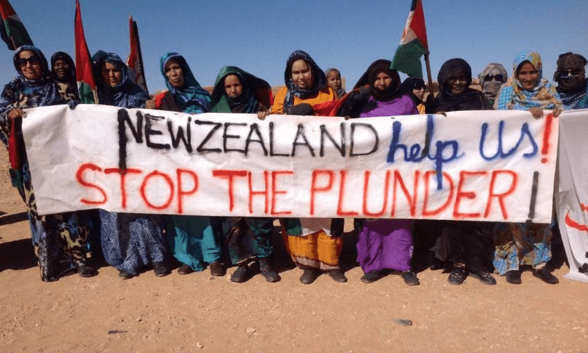Sahrawi refugees living in the El-Aiun camp in Algeria appeal to New Zealand, July 2019 (supplied) 
