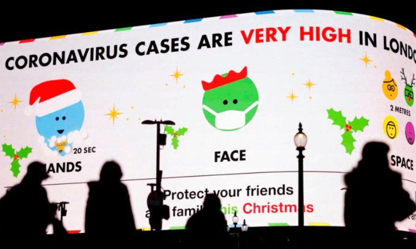 Piccadillly Circus in London. Photo by TOLGA AKMEN/AFP via Getty Images