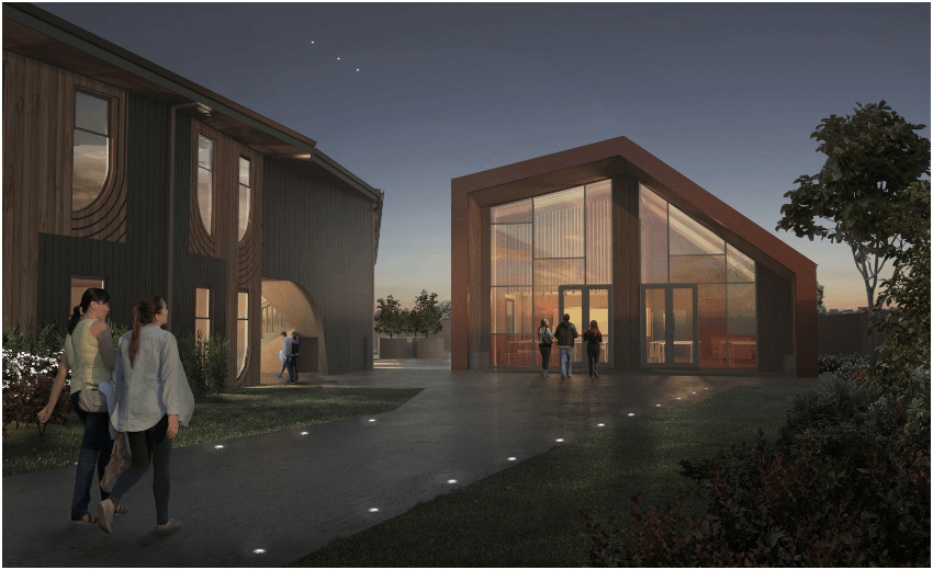 A render of the concept designs of the Mahitahi Trust housing development in Ōtara. (Photo: TOA Architects) 
