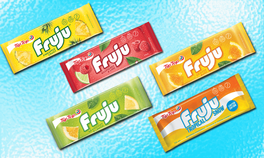 all five fruju flavours