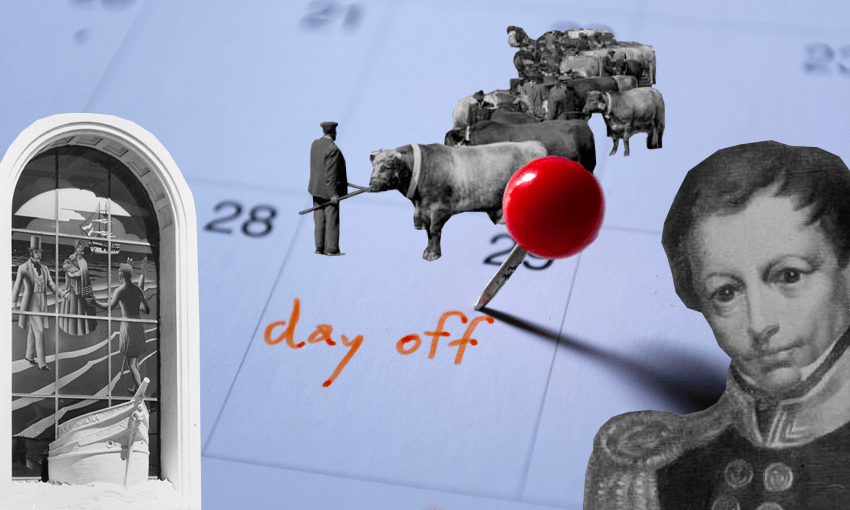 An early ship to arrive in Wellington; an A&P show; and William Hobson – a selection of what our anniversaries commemorate (Photos: Alexander Turnbull Library/Getty Images/Tina Tiller)