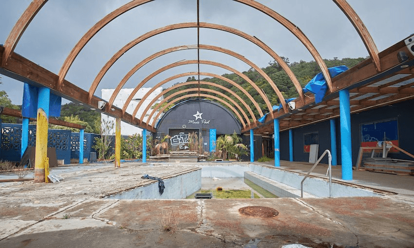 Waiwera Hot Pools today (Source: Derelict NZ Facebook)  
