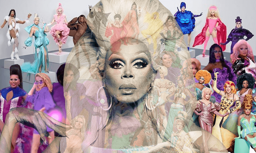Can you name all of these queens? If you can, well done. But for the rest of us, it’s exhausting. (Image: Tina Tiller) 
