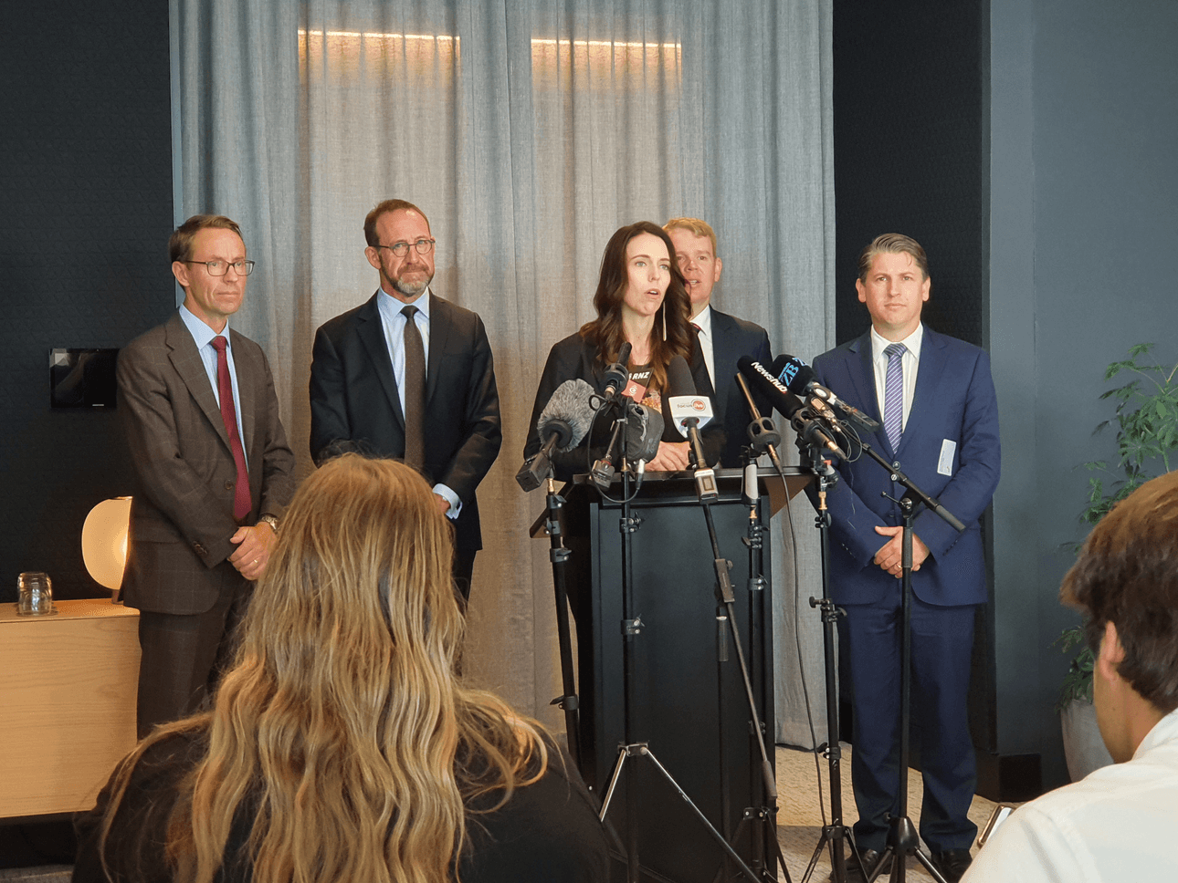 Ardern and ministers