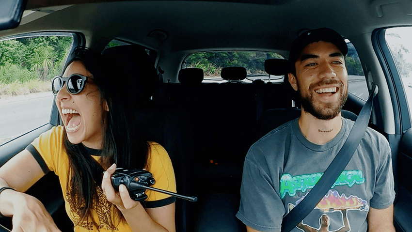 Teeks road tests new songs on the drive to Piha