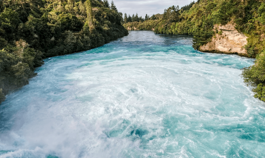 The mighty Waikato River near Huka Falls. (Photo: Getty Images) 
