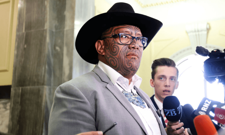 Māori Party Co-leader Rawiri Waititi(Photo by Lynn Grieveson – Newsroom/Newsroom via Getty Images) 
